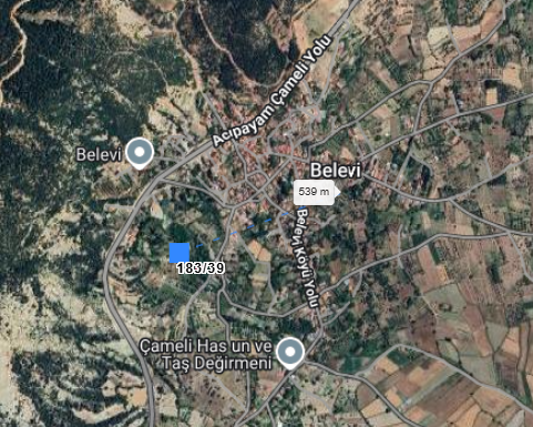 DENİZLİ ÇAMELİ BELEVİ MAHALLESİNDE 197 M² TARLAMIZ SATILIKTIR - DENİZLİ ÇAMELİ fotoğraf 3